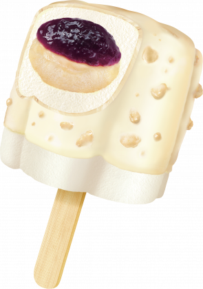 あいすまんじゅうDessertレアチーズタルト_中身