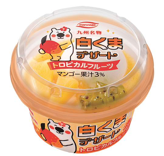 白くまデザートトロピカルフルーツ